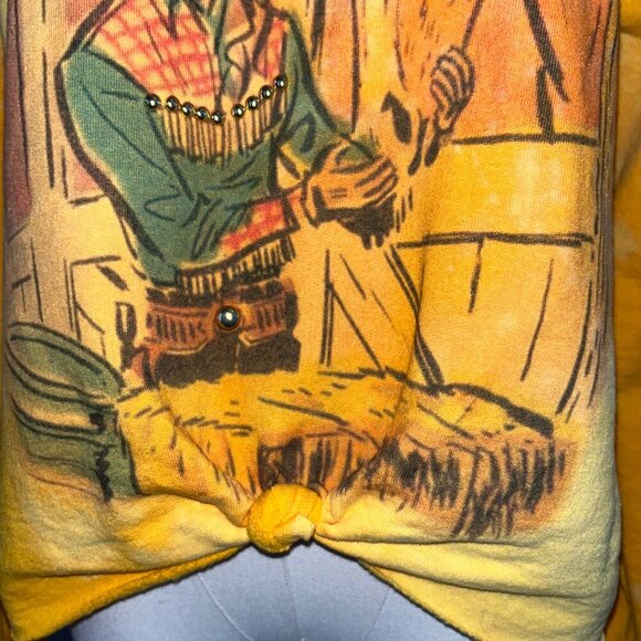 GINA GIRLS IN ACTION ROY RODGERS & TRIGGER WESTERN HORSE sweatshirt NWOT - S - Picture 4 of 6